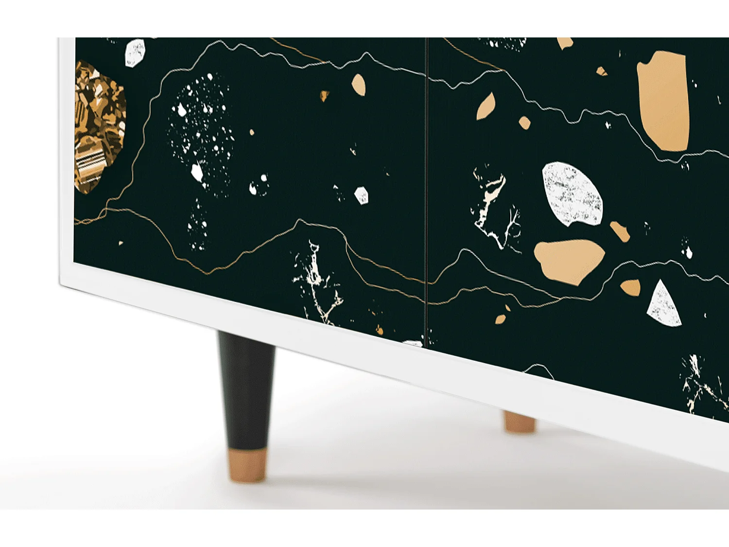 Buffet - 94x96x48 cm - BS3 - Space Rocks, Blanc