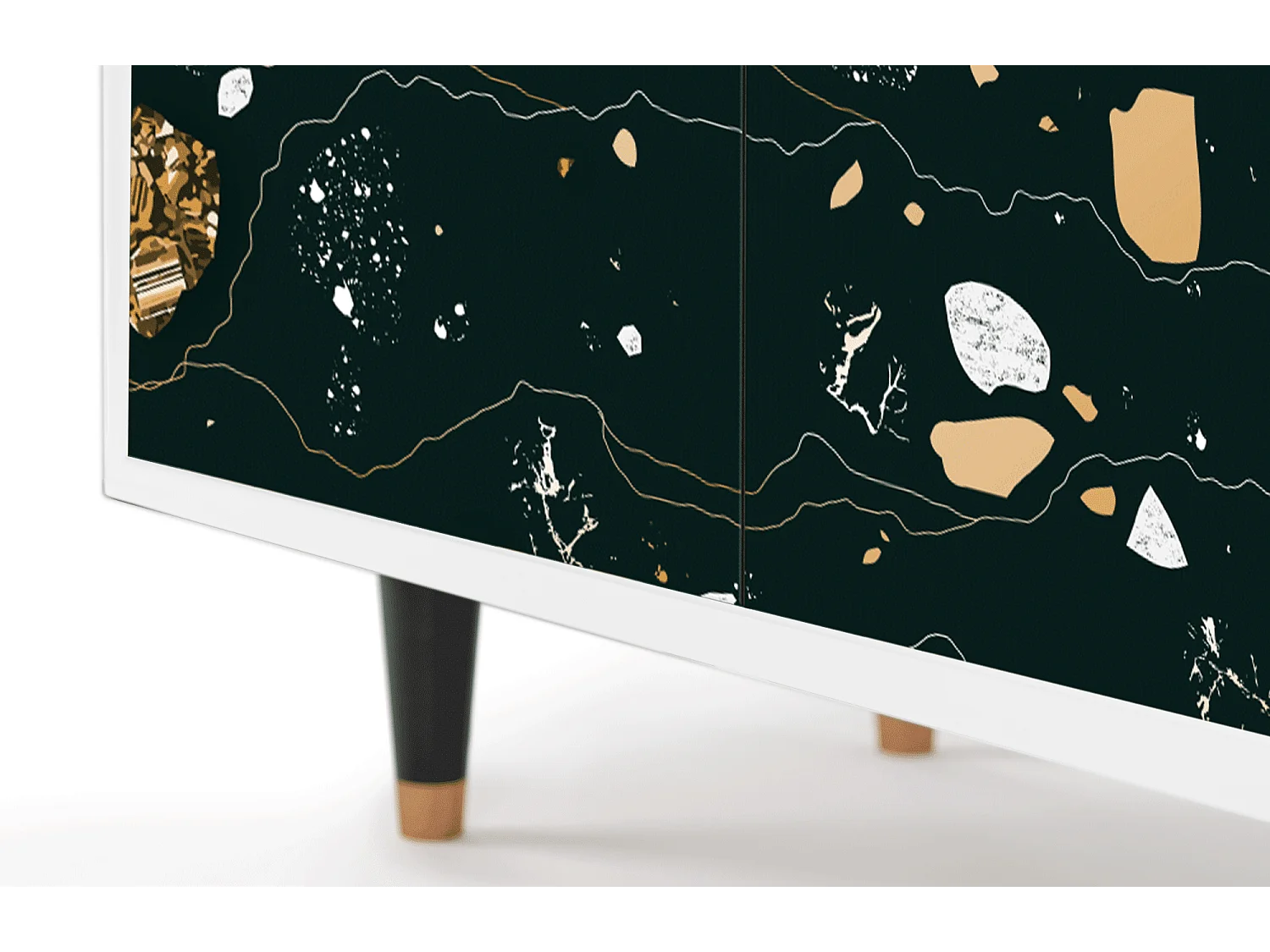 Sideboard - 94x96x48 cm - BS3 - Space Rocks, Weiß