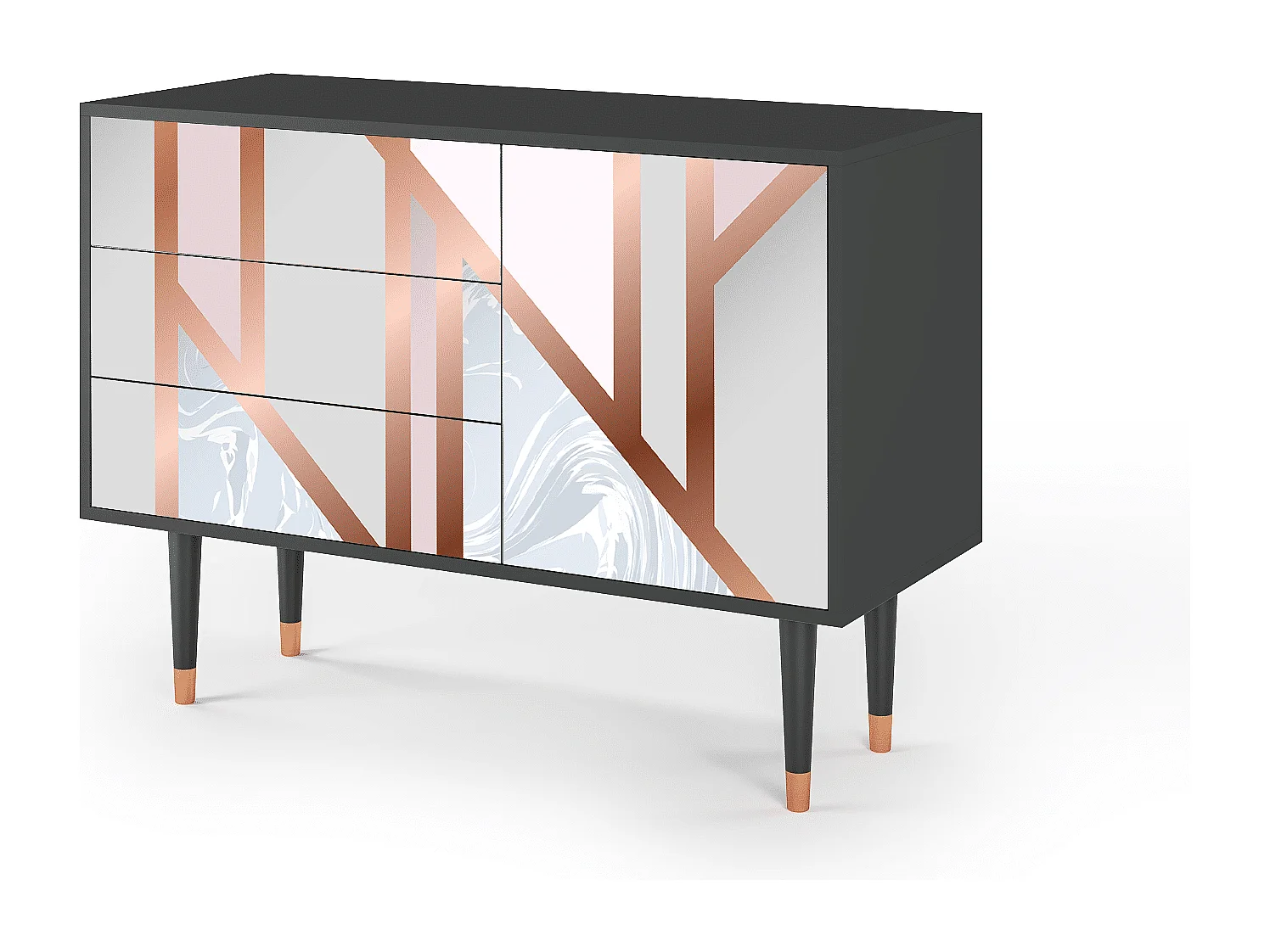 Buffet - 115х84х41 cm - S3 - Champagne Story, Anthracite