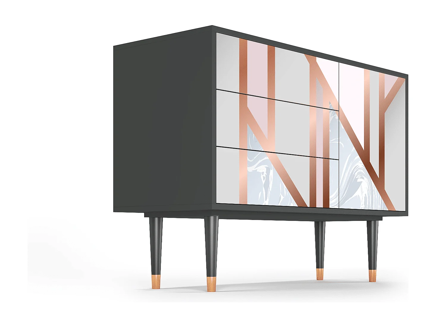 Buffet - 115х84х41 cm - S3 - Champagne Story, Anthracite