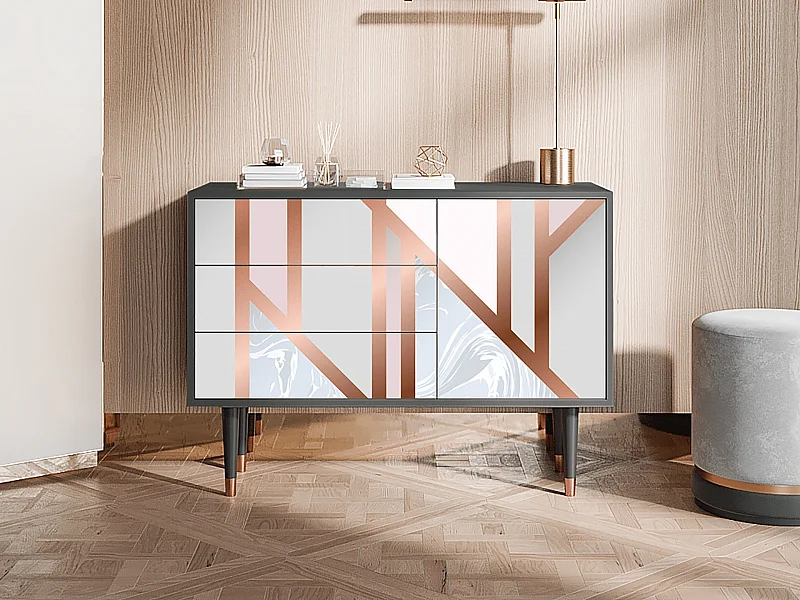 Buffet - 115х84х41 cm - S3 - Champagne Story, Anthracite