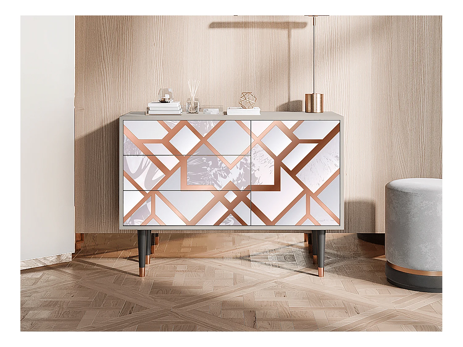 Dressoir - 115х84х41 cm - S3 - Pastel Fairytale, Zand