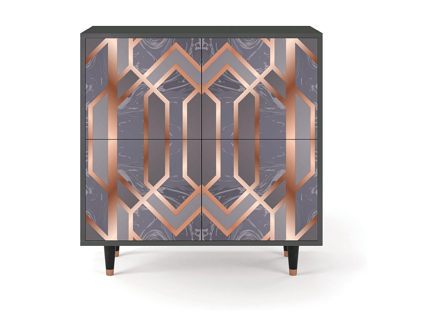 Buffet - 94x96x48 cm - BS3 - Taupe Anatomy, Anthracite