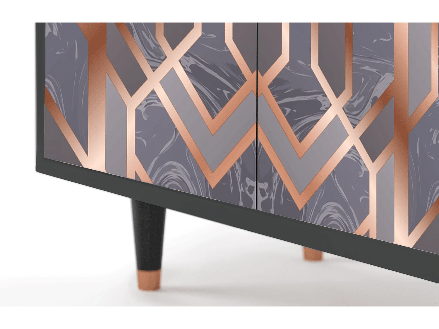 Buffet - 94x96x48 cm - BS3 - Taupe Anatomy, Anthracite