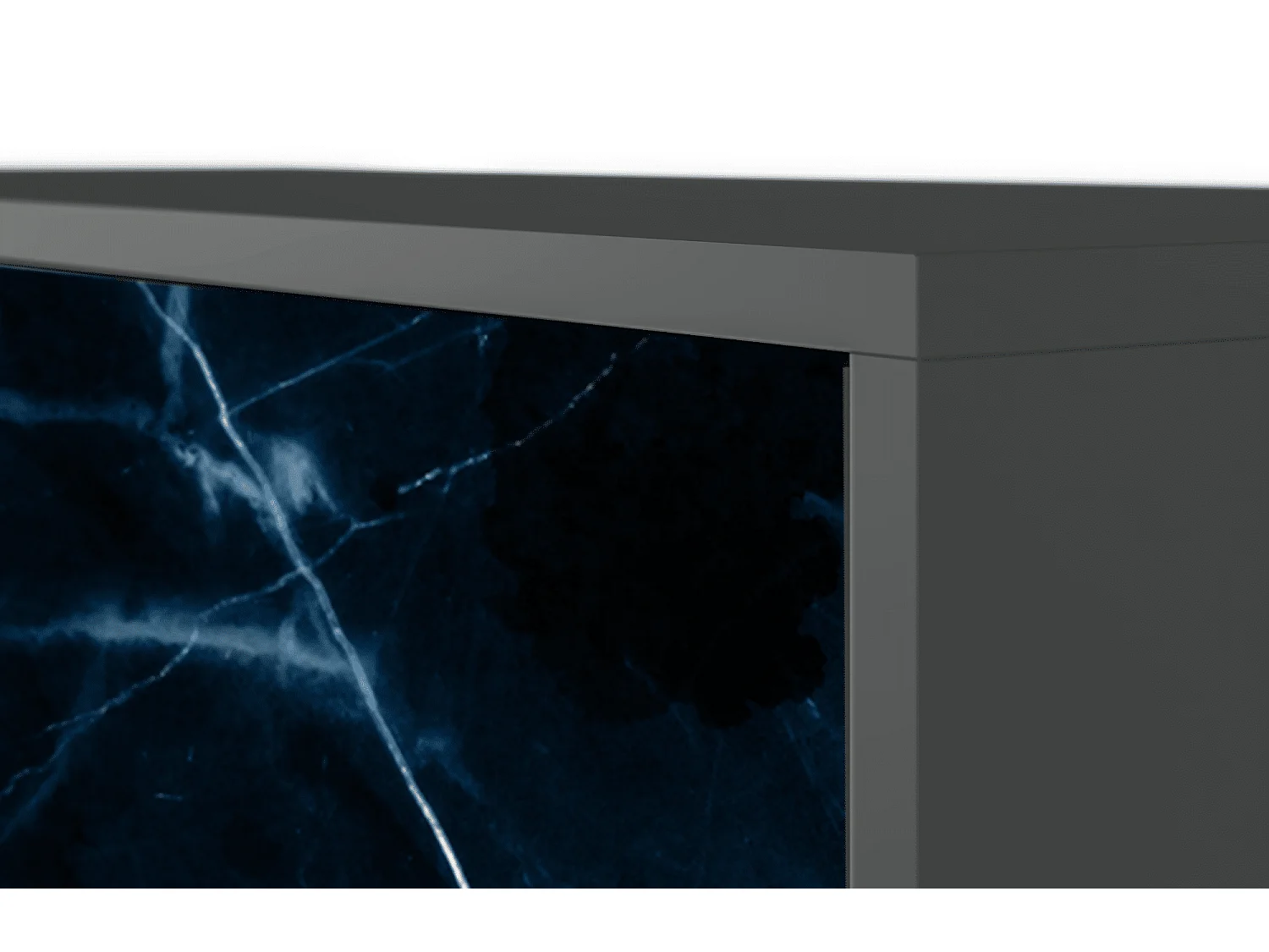 Kredens - 115х84х41 cm - S3 - Deep Ocean, Antracyt