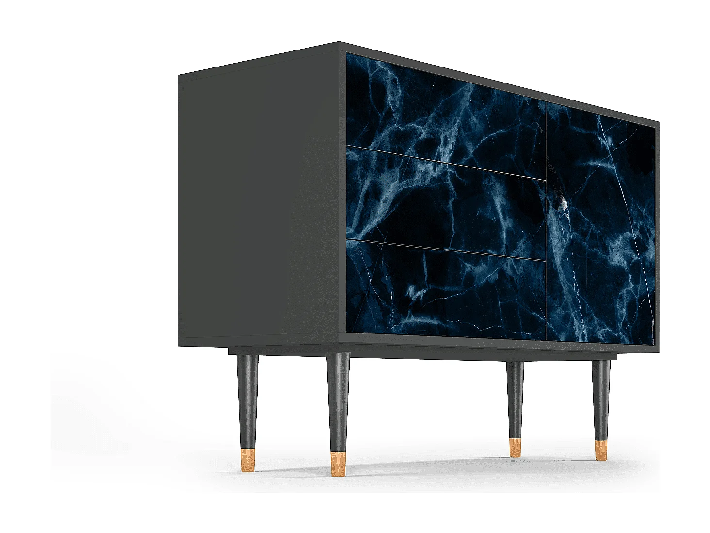 Buffet - 115х84х41 cm - S3 - Deep Ocean, Anthracite