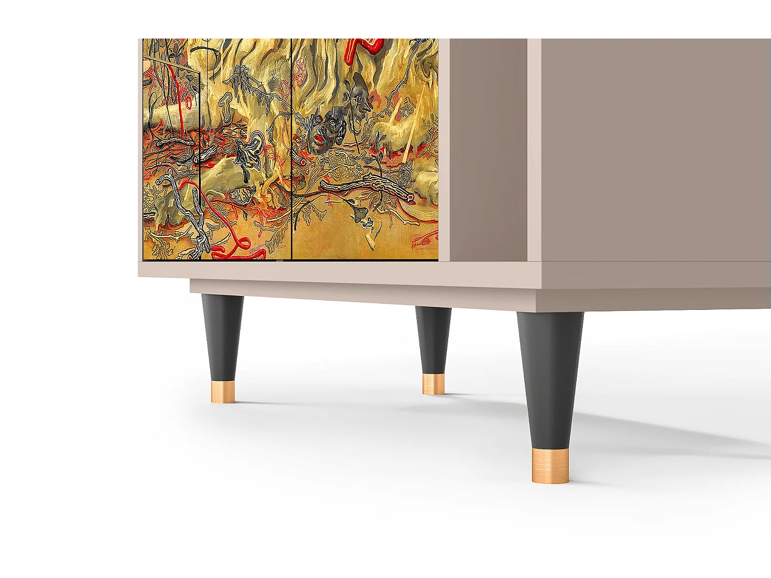 Sideboard - 96х110х41 cm - BS6 - Blood by James Jean, Latte