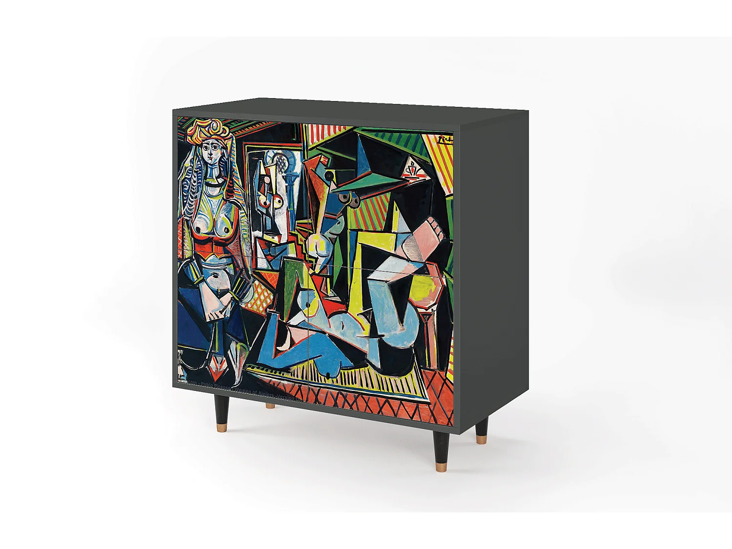 Buffet - 94x96x48 cm - BS3 - Women of Algiers, Anthracite
