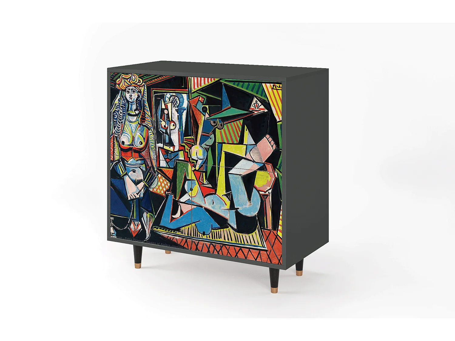 Buffet - 94x96x48 cm - BS3 - Women of Algiers, Anthracite
