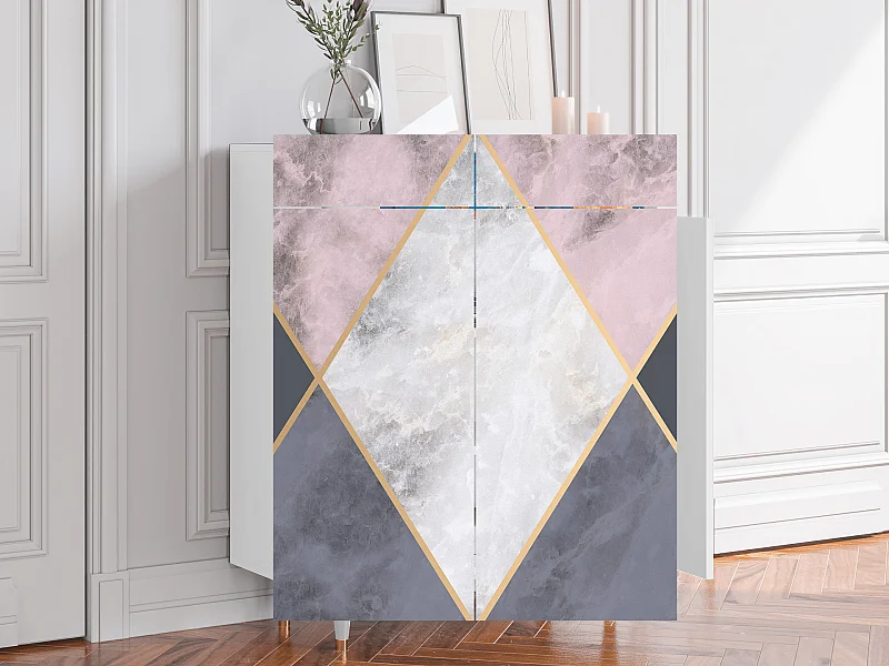 Kredens - 96х110х41 cm - BS6 - Ideal Harmony, Biały