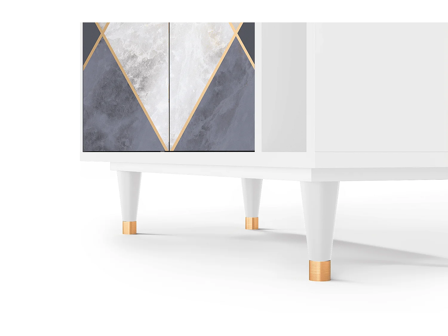 Kredens - 96х110х41 cm - BS6 - Ideal Harmony, Biały