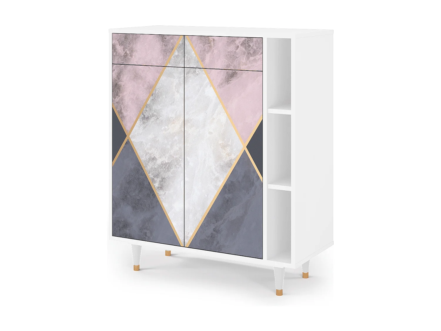 Buffet - 96х110х41 cm - BS6 - Ideal Harmony, Blanc