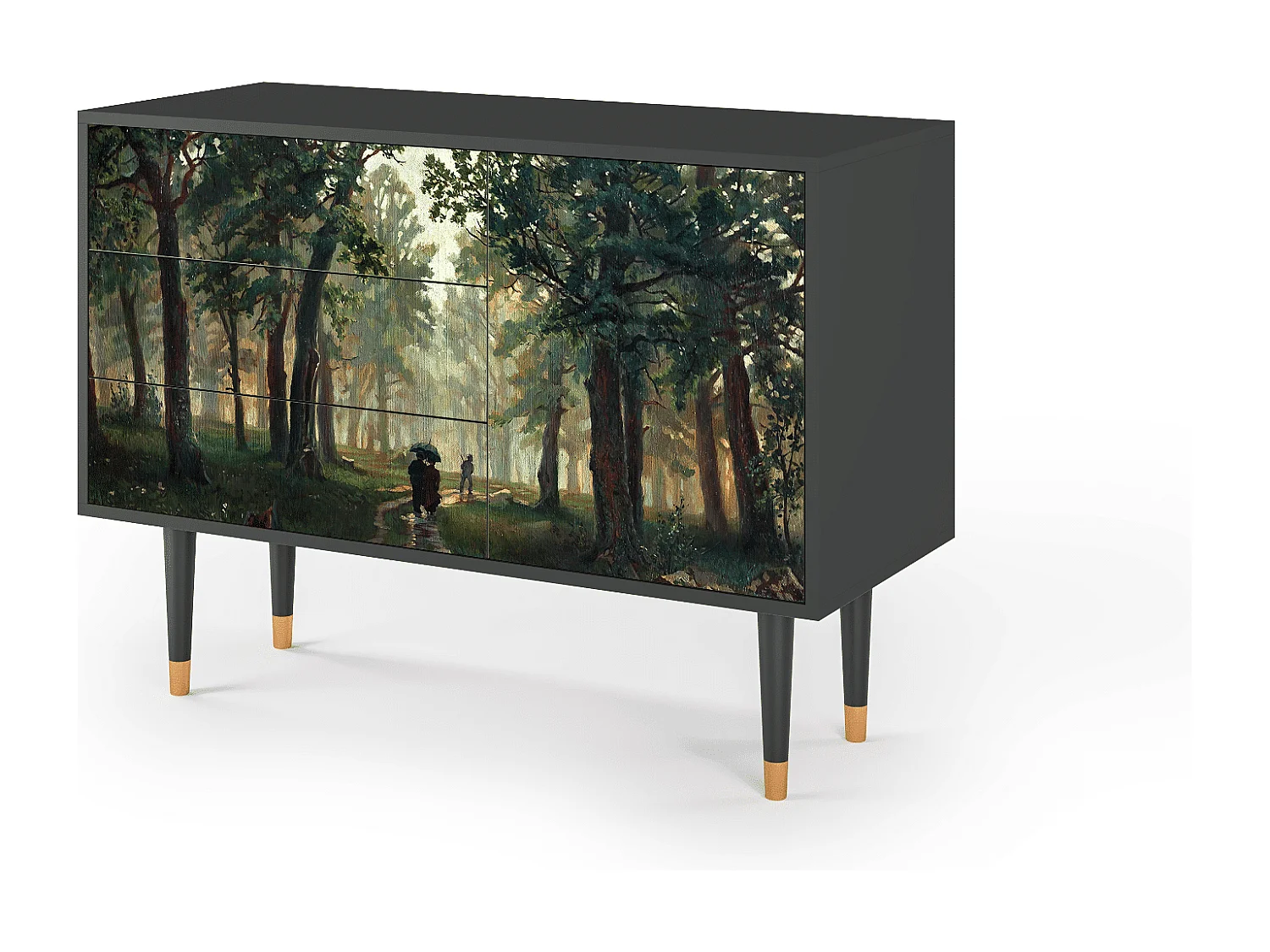 Buffet - 115х84х41 cm - S3 -  Rain in the Oak Forest, Anthracite