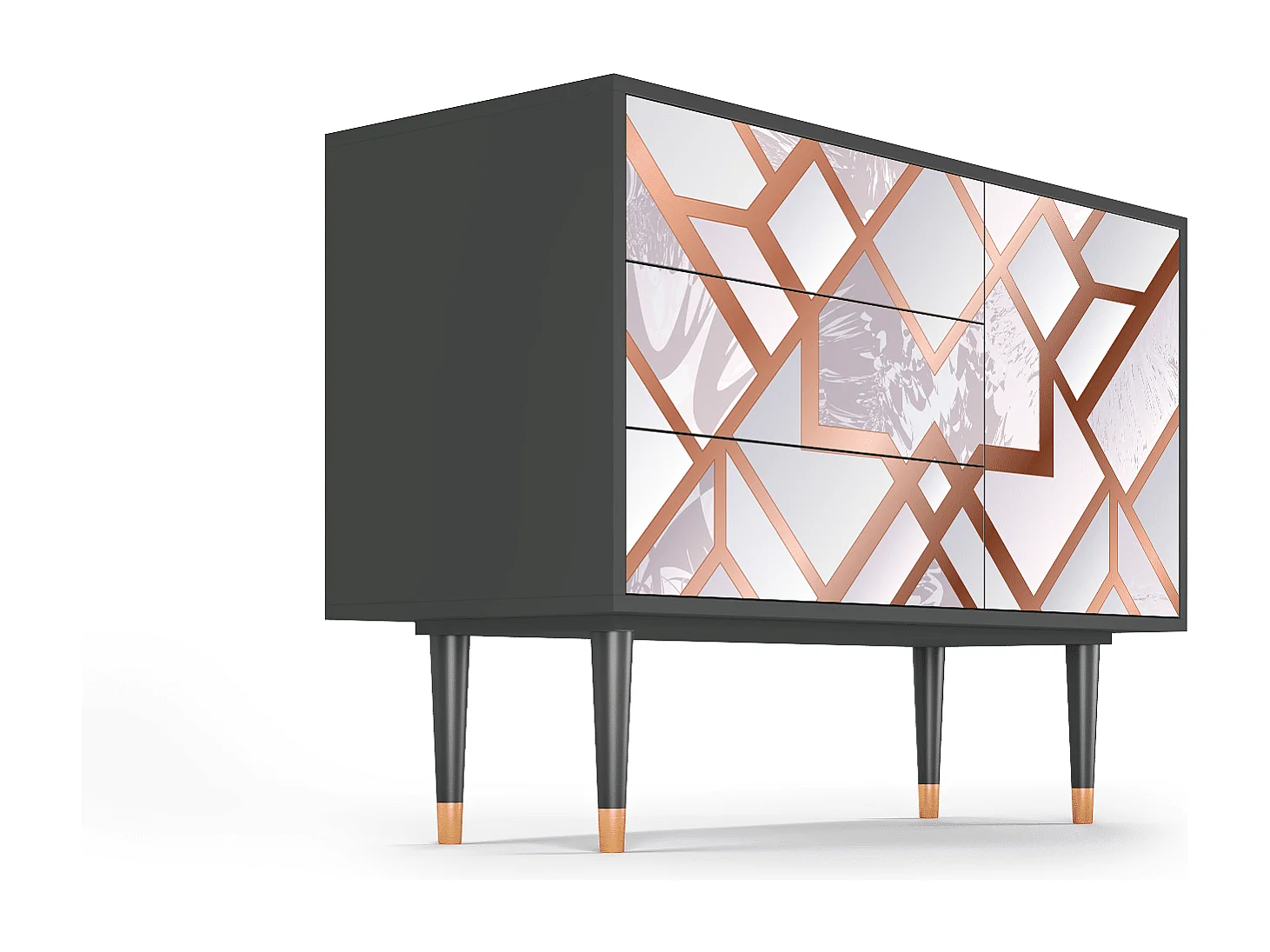 Credenza - 115х84х41 cm - S3 - Pastel Fairytale, Antracite