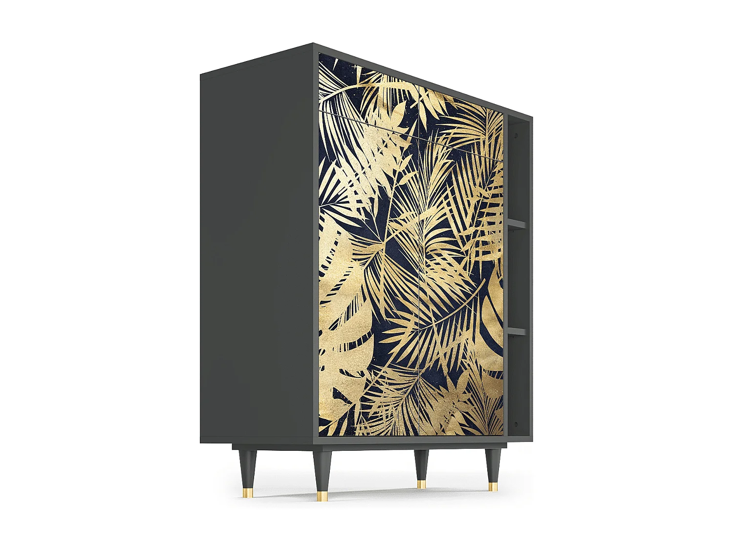Dressoir - 96х110х41 cm - BS6 - Jungle Vibes, Antraciet