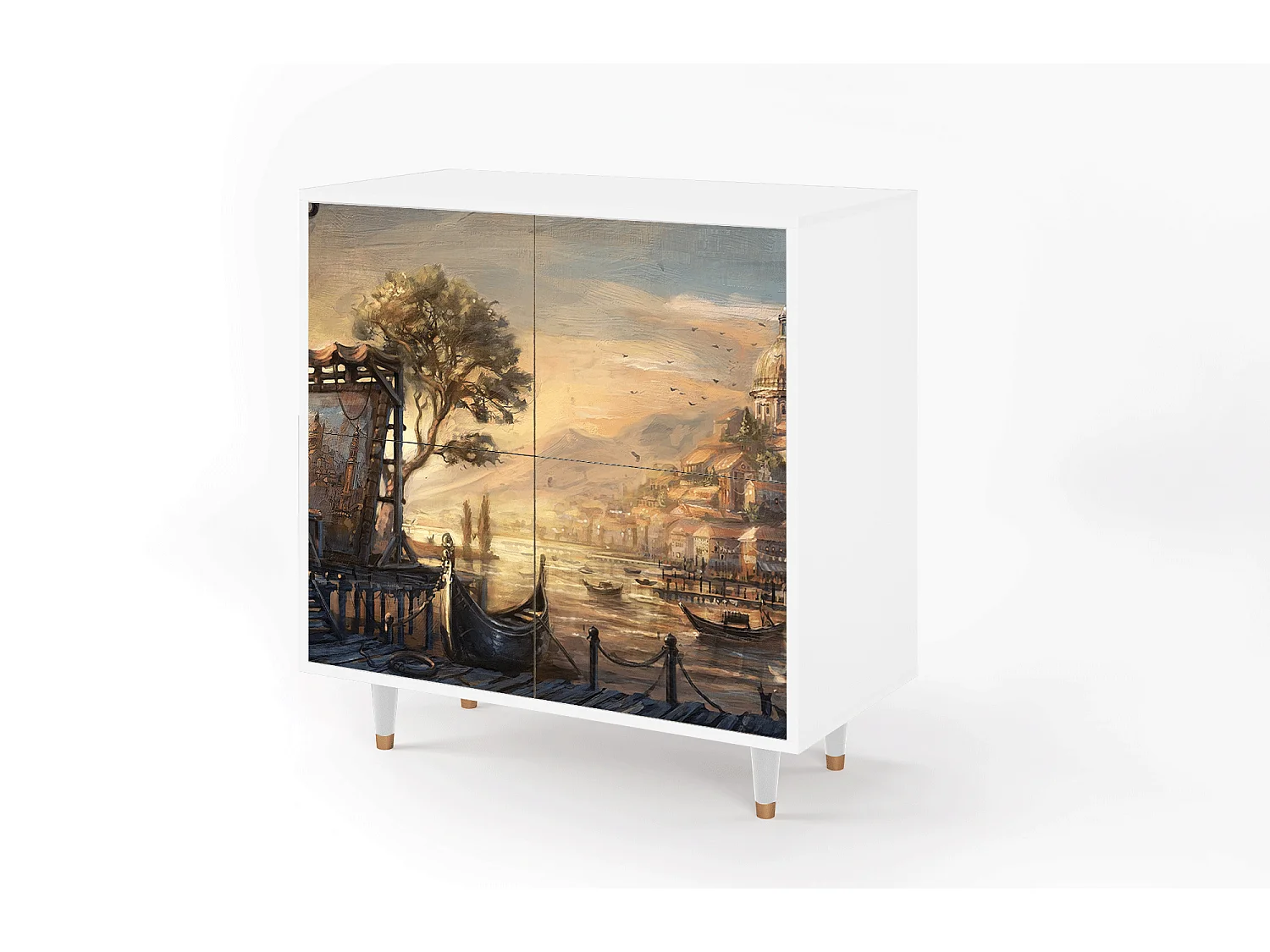 Buffet - 94x96x48 cm - BS3 - Venice, Blanc