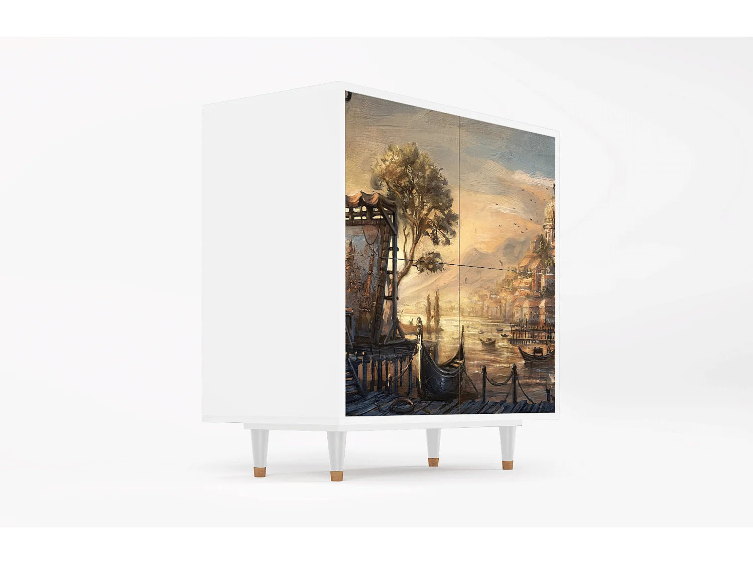 Buffet - 94x96x48 cm - BS3 - Venice, Blanc