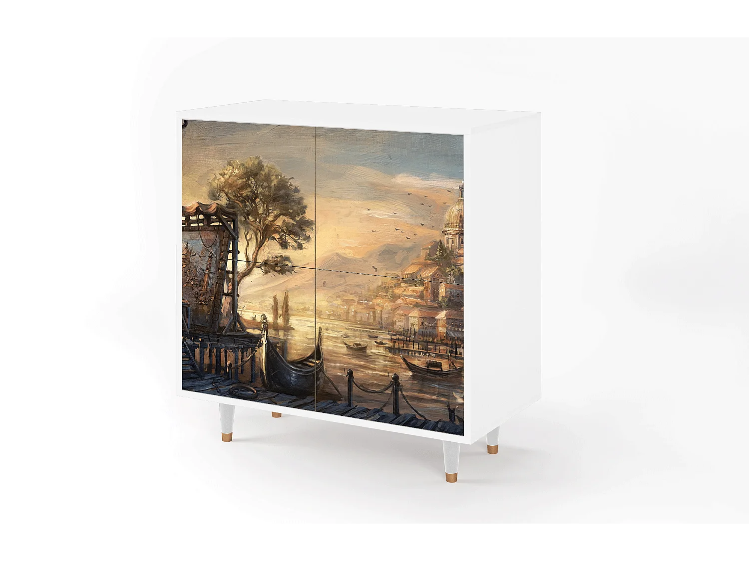 Buffet - 94x96x48 cm - BS3 - Venice, Blanc