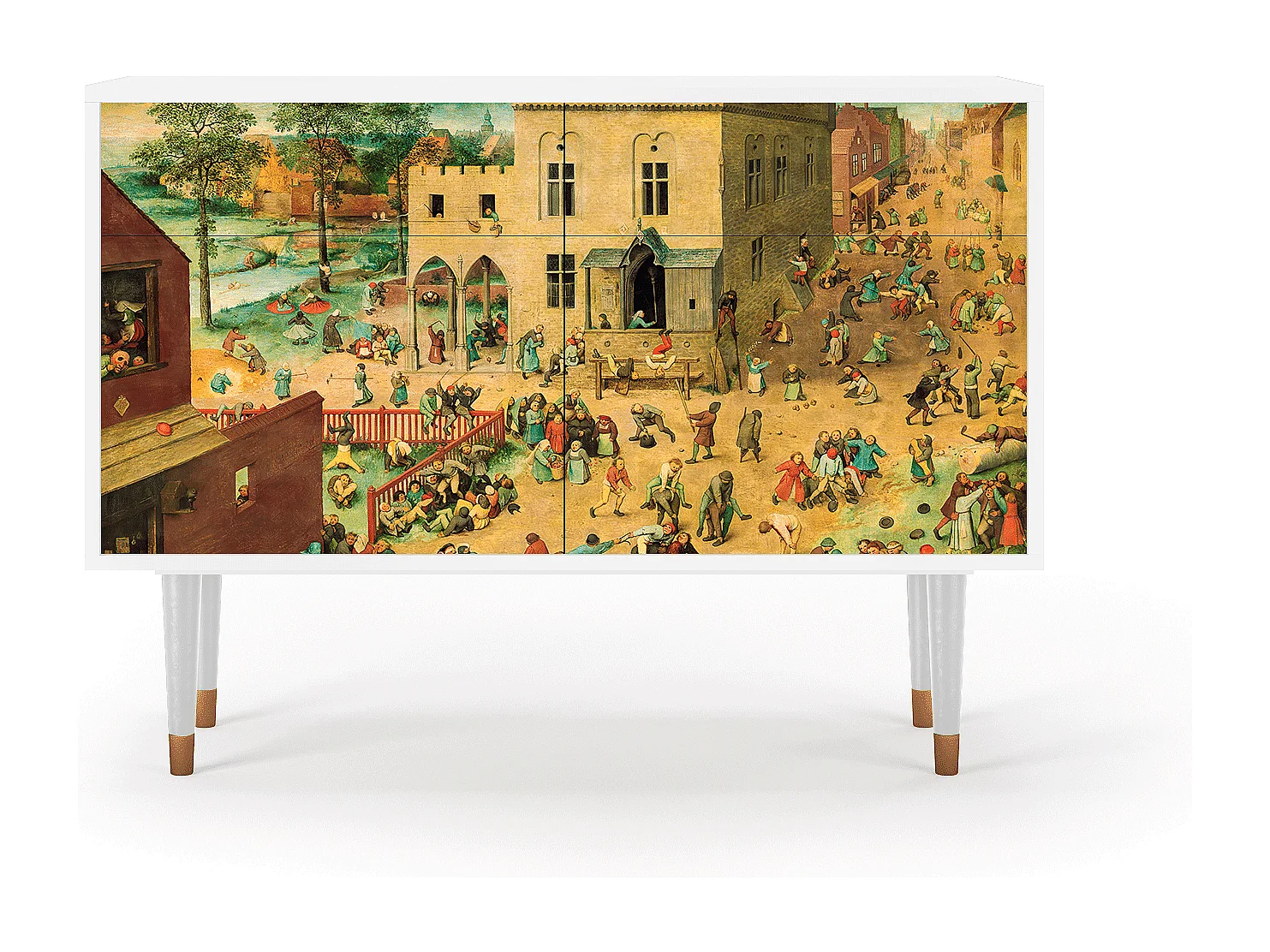 Buffet - 115x85x48 cm - BS4 - Children Games, Blanc
