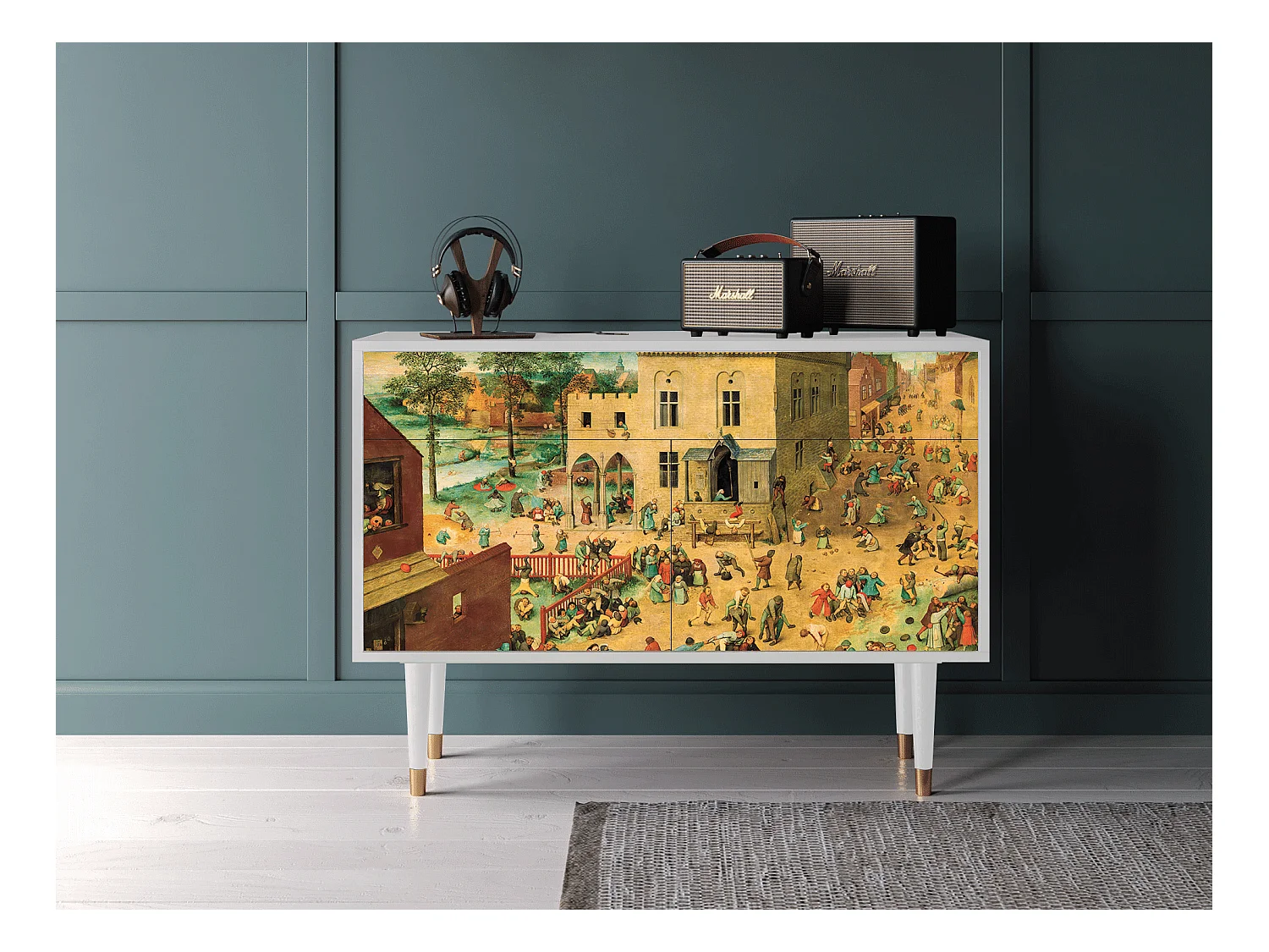 Buffet - 115x85x48 cm - BS4 - Children Games, Blanc