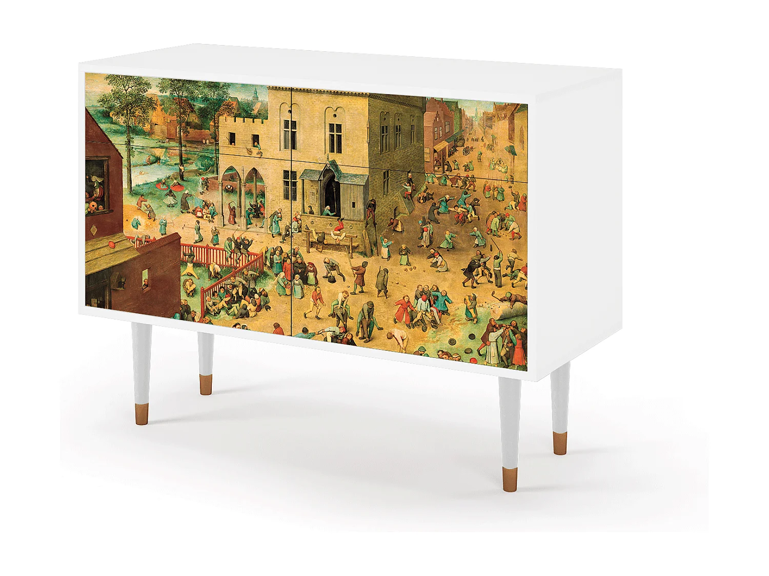 Sideboard - 115x85x48 cm - BS4 - Children Games, Weiß