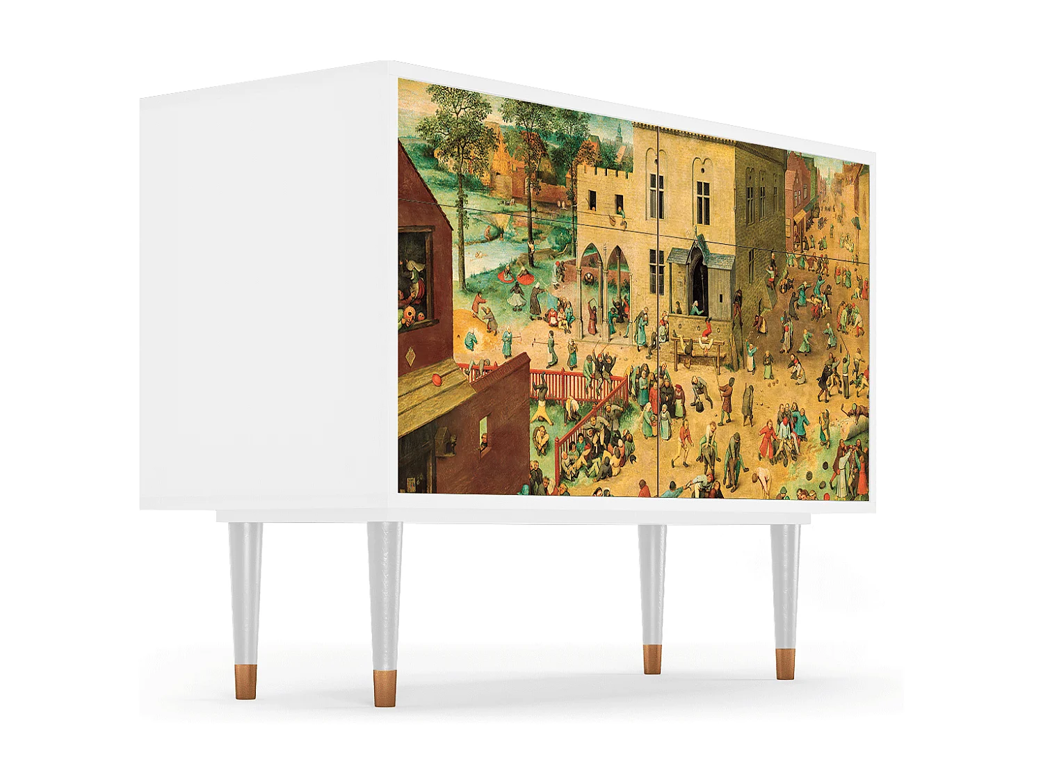 Sideboard - 115x85x48 cm - BS4 - Children Games, Weiß