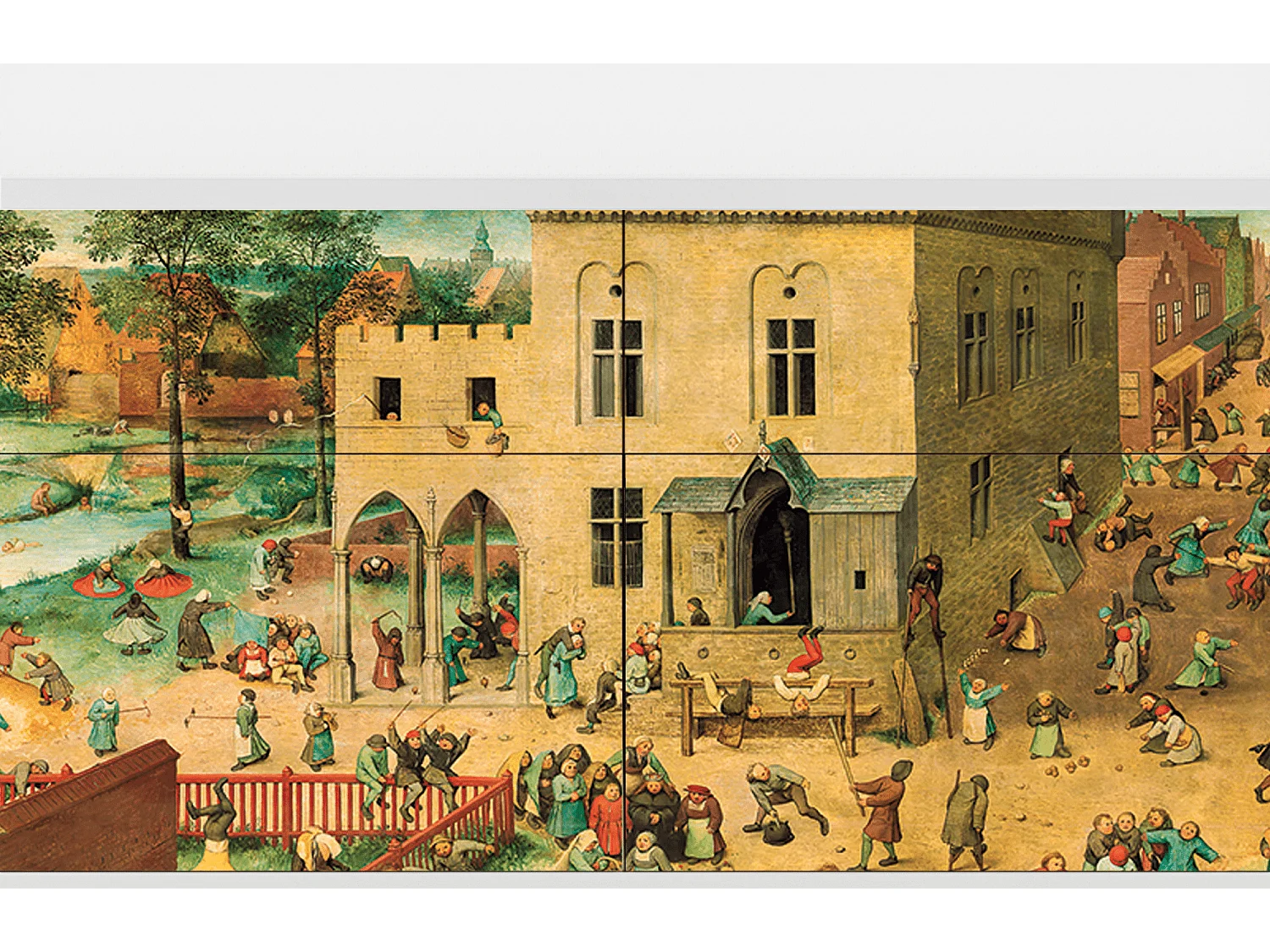 Sideboard - 115x85x48 cm - BS4 - Children Games, Weiß