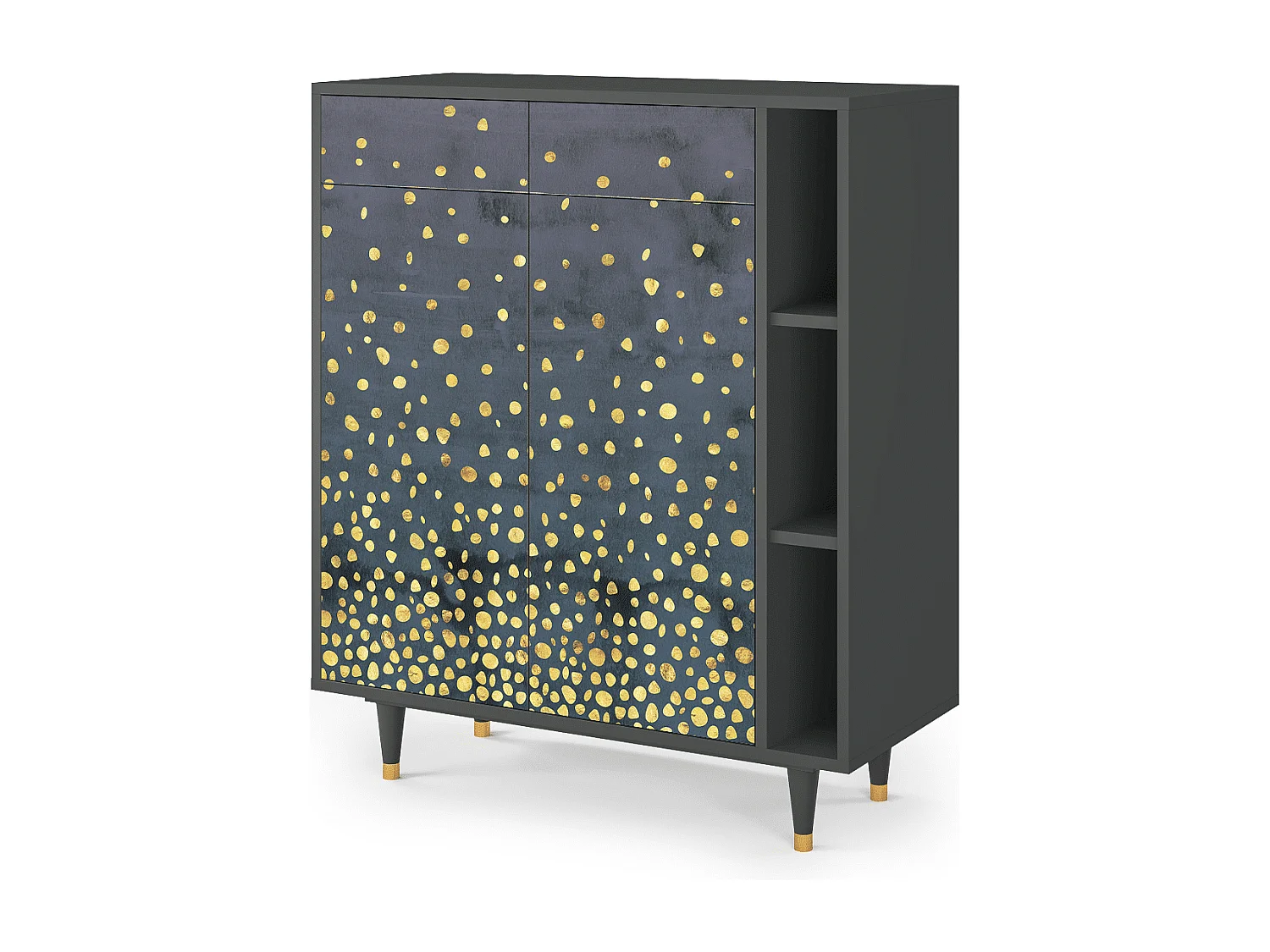 Credenza - 96х110х41 cm - BS6 - Foggy Lights, Antracite