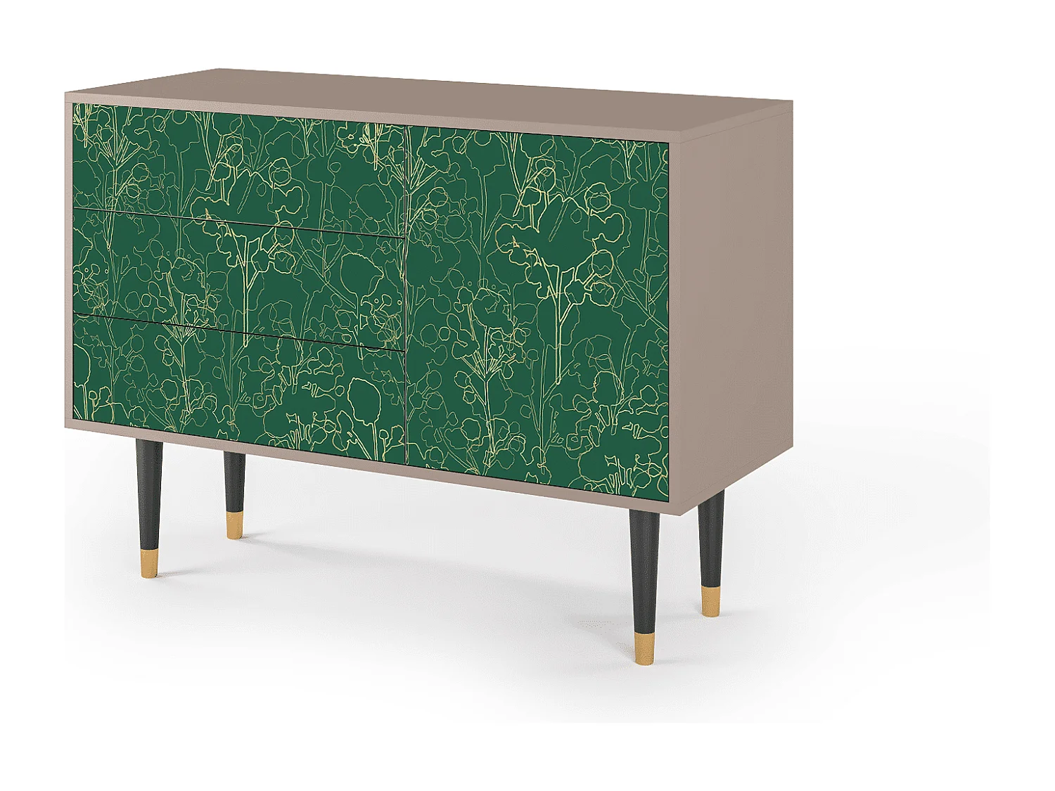 Credenza - 115х84х41 cm - S3 - Emerald Forest, Latte