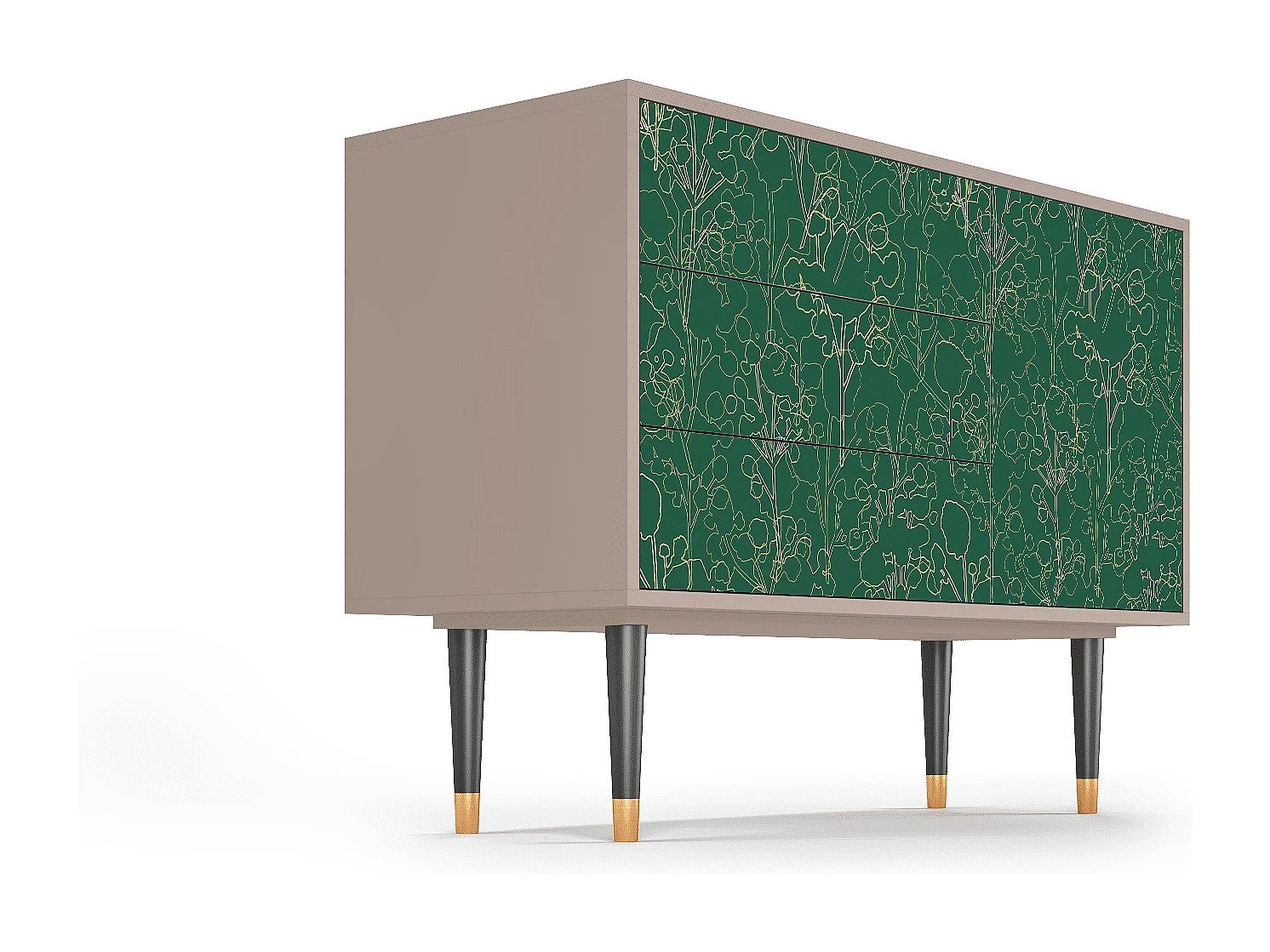 Credenza - 115х84х41 cm - S3 - Emerald Forest, Latte