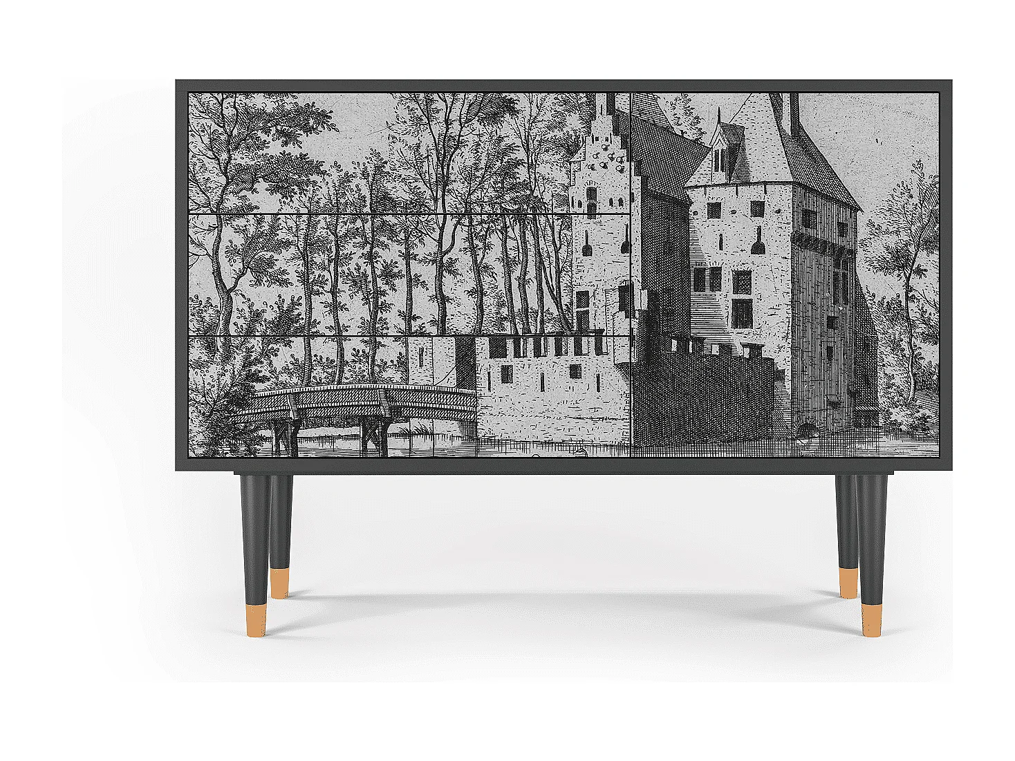 Credenza - 115х84х41 cm - S3 - Castle by Breugel, Antracite