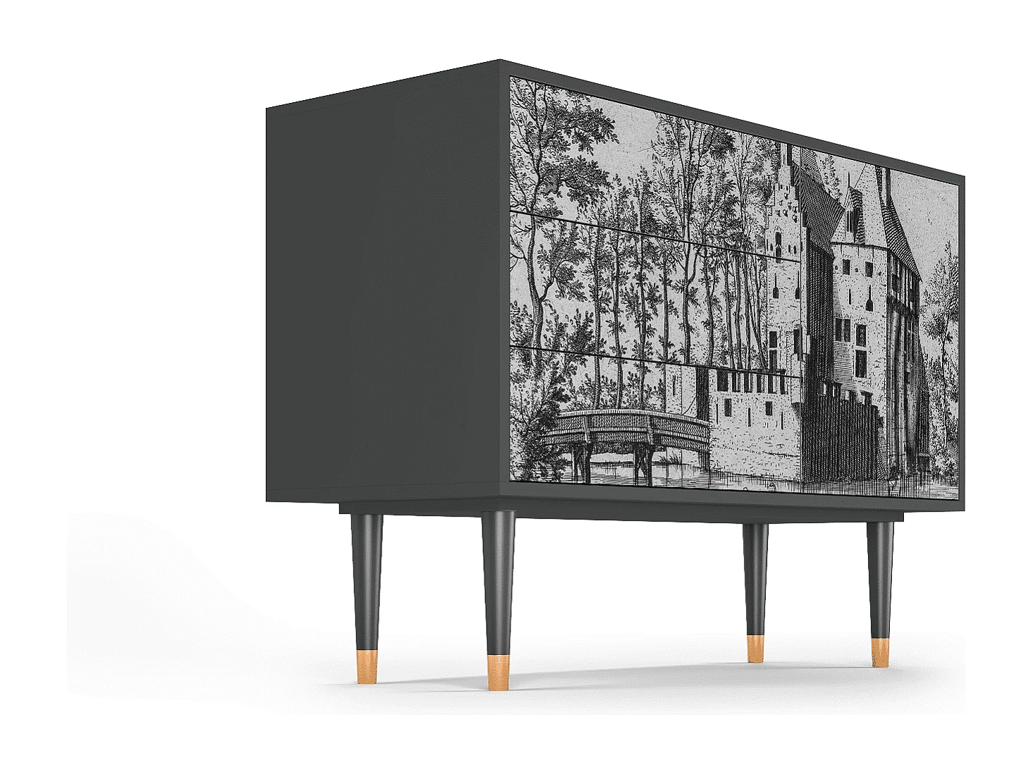 Credenza - 115х84х41 cm - S3 - Castle by Breugel, Antracite