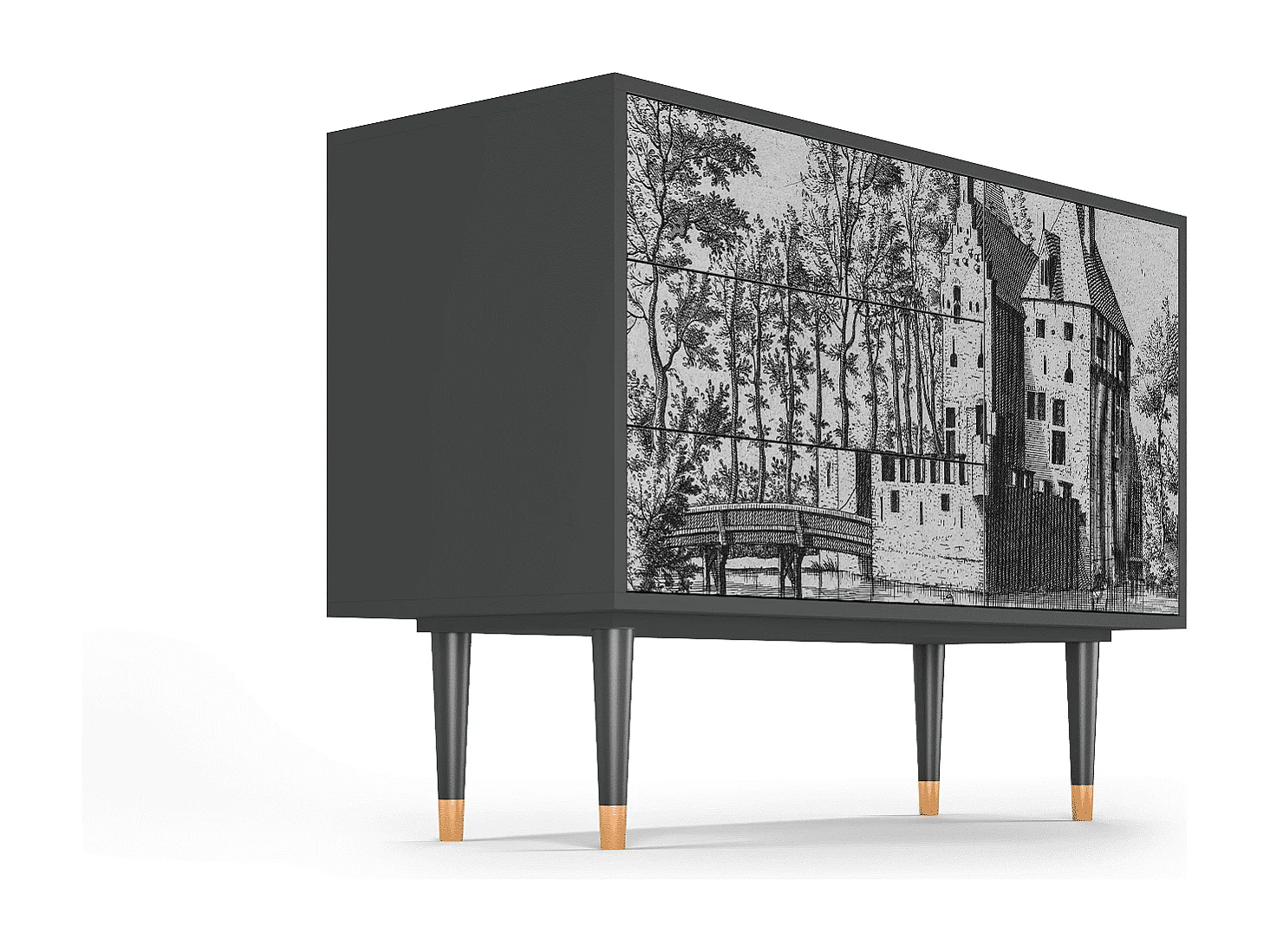 Buffet - 115х84х41 cm - S3 - Castle by Breugel, Anthracite