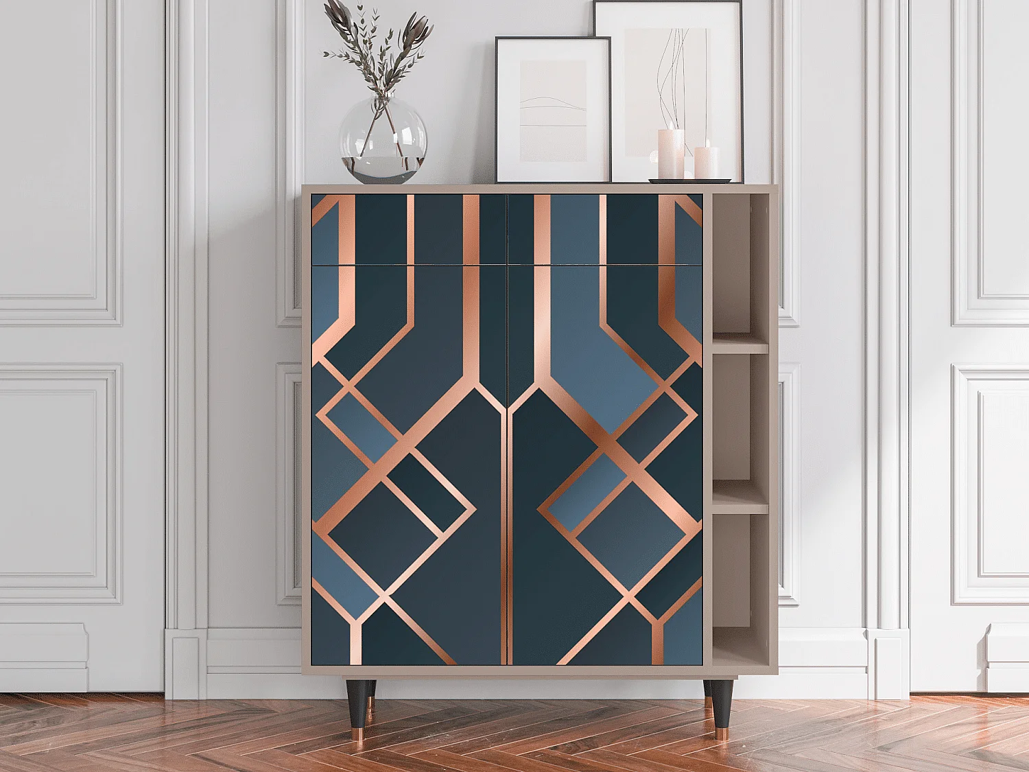 Buffet - 96х110х41 cm - BS6 - Ashy 1920', Latte