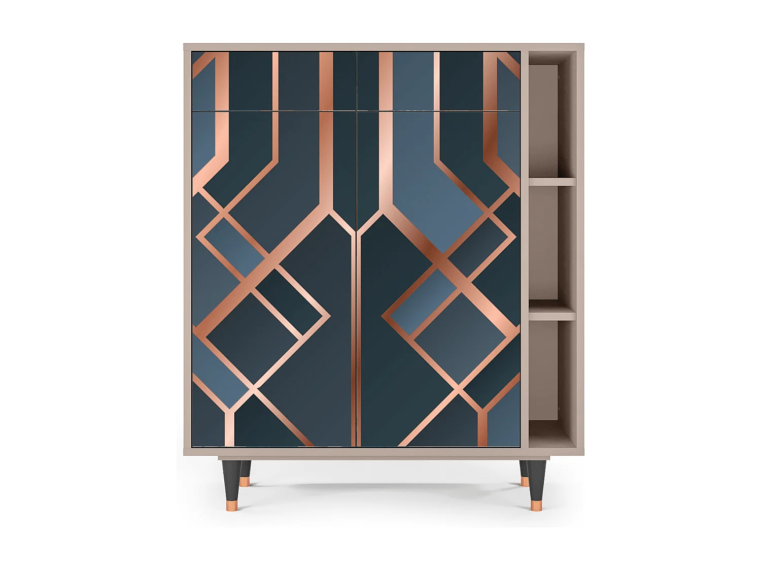 Credenza - 96х110х41 cm - BS6 - Ashy 1920', Latte