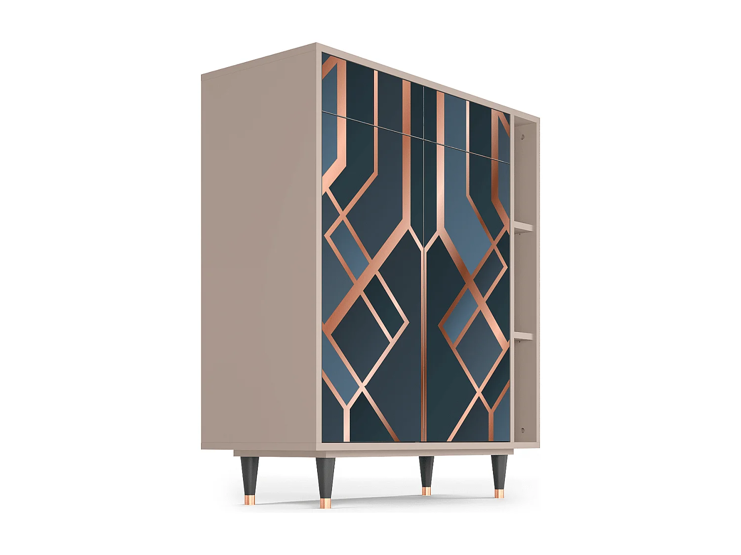 Credenza - 96х110х41 cm - BS6 - Ashy 1920', Latte