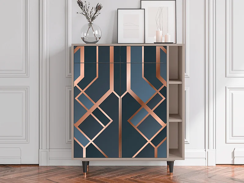 Kredens - 96х110х41 cm - BS6 - Ashy 1920', Latte