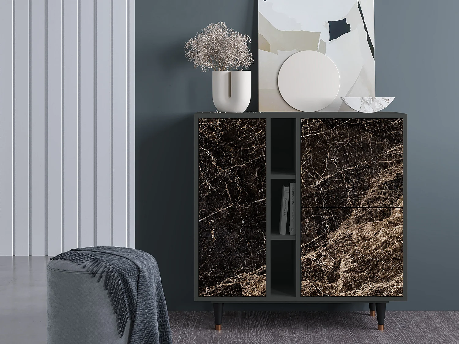 Buffet - 94х96х41 cm - BS5 - Night Abyss, Anthracite