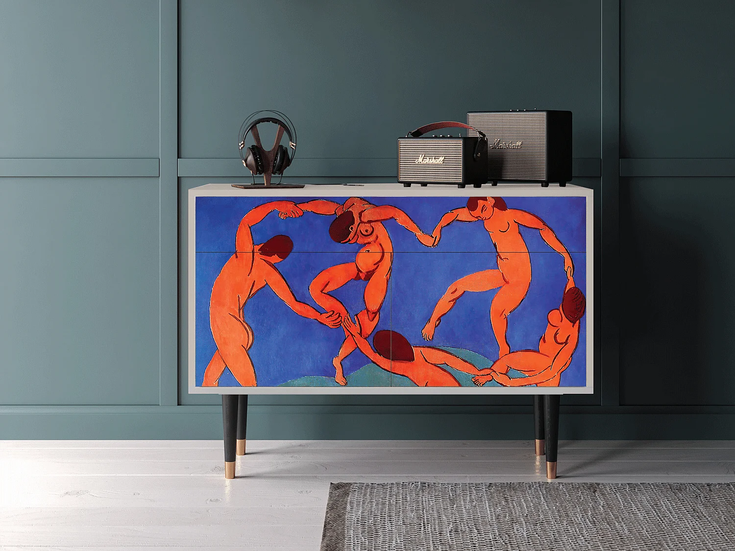 Sideboard - 115x85x48 cm - BS4 - The Dance by Matisse , Sand