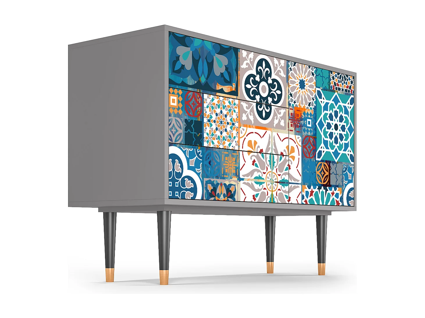 Buffet - 115х84х41 cm - S3 - Moroccan Market, Gris