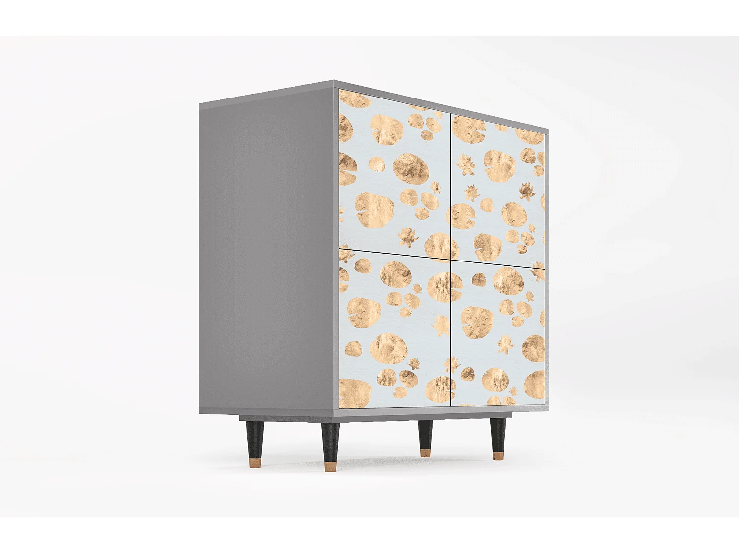 Kredens - 94x96x48 cm - BS3 - Blue Giraffe, Szary