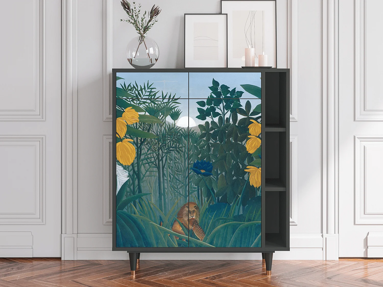 Credenza - 96х110х41 cm - BS6 - The Repast of the Lion, Antracite