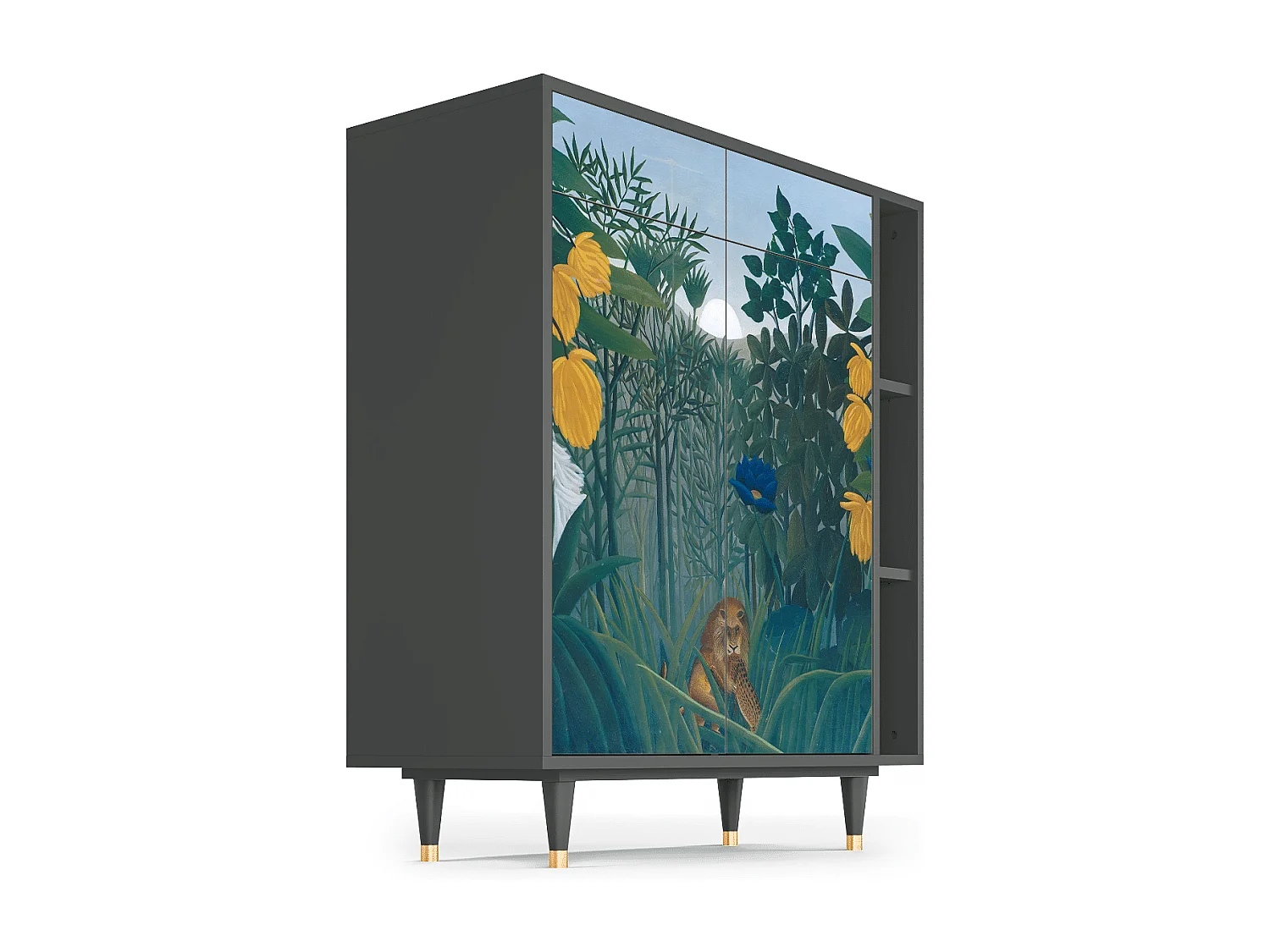 Credenza - 96х110х41 cm - BS6 - The Repast of the Lion, Antracite