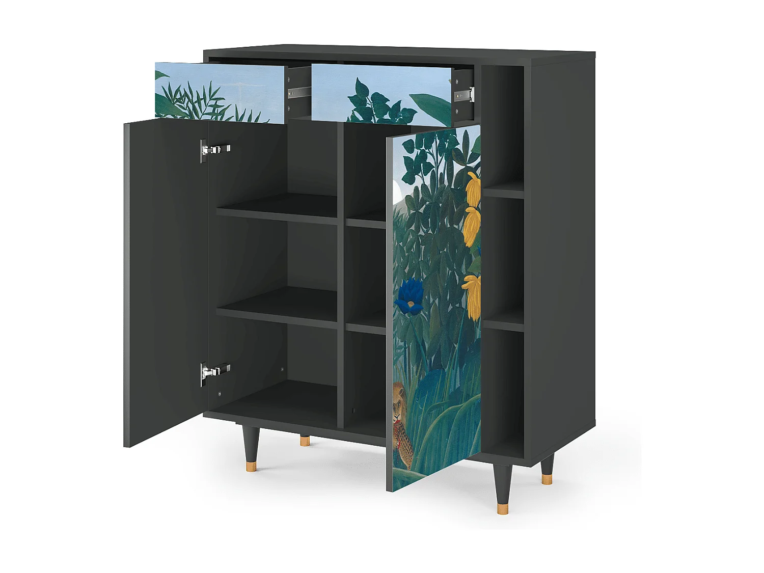 Credenza - 96х110х41 cm - BS6 - The Repast of the Lion, Antracite