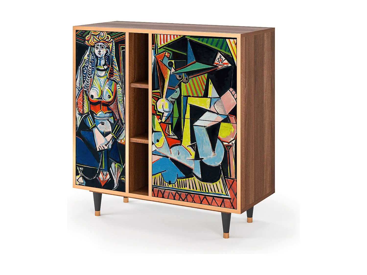 Buffet - 94х96х41 cm - BS5 - Women of Algiers, Noyer