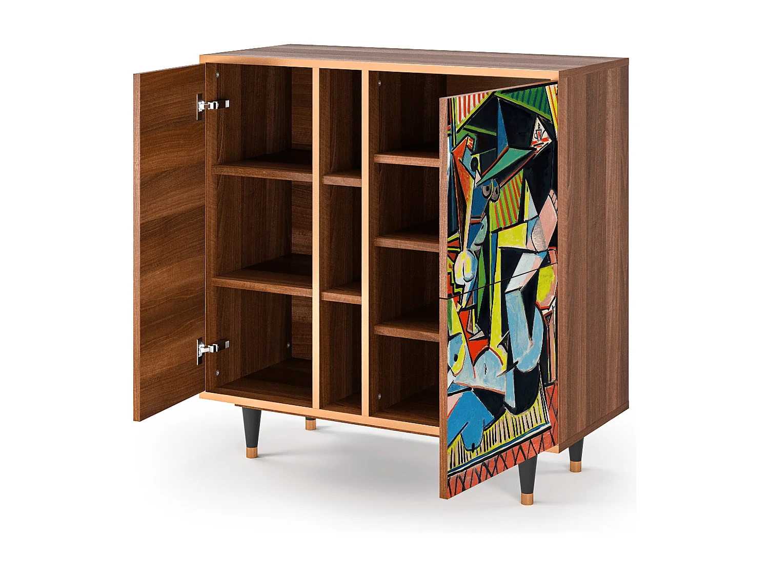 Buffet - 94х96х41 cm - BS5 - Women of Algiers, Noyer