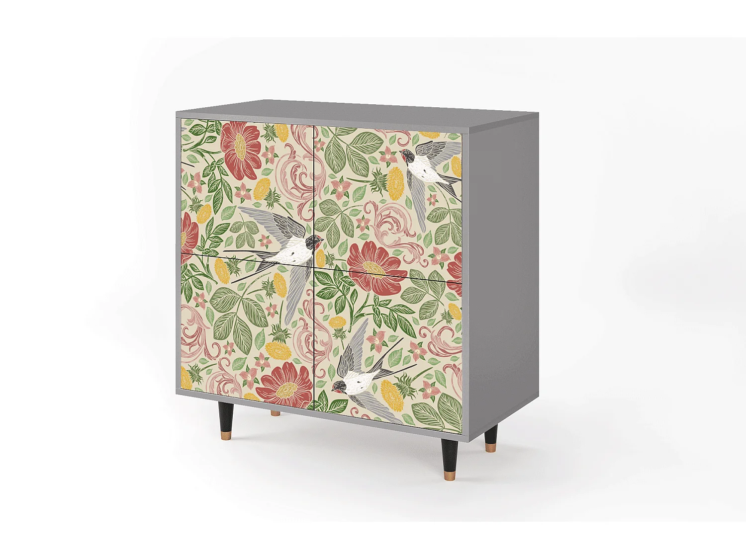 Buffet - 94x96x48 cm - BS3 - Spring Swallow, Gris