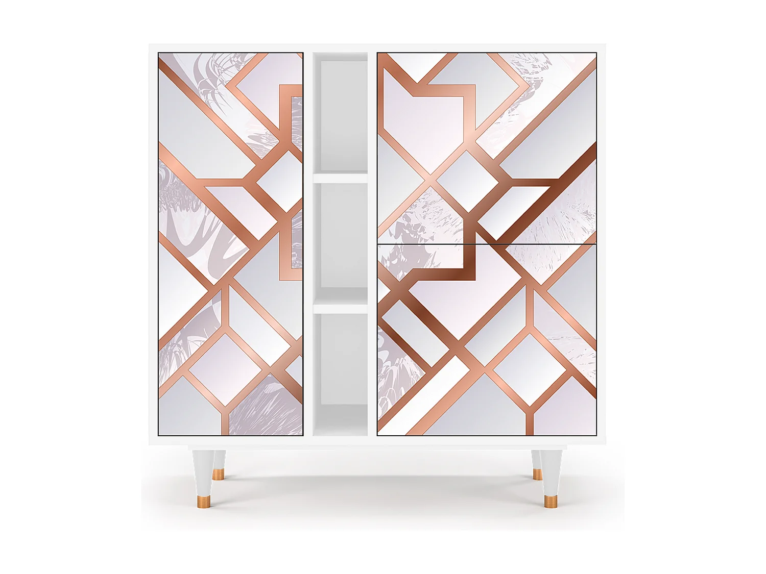 Kredens - 94х96х41 cm - BS5 - Pastel Fairytale, Biały