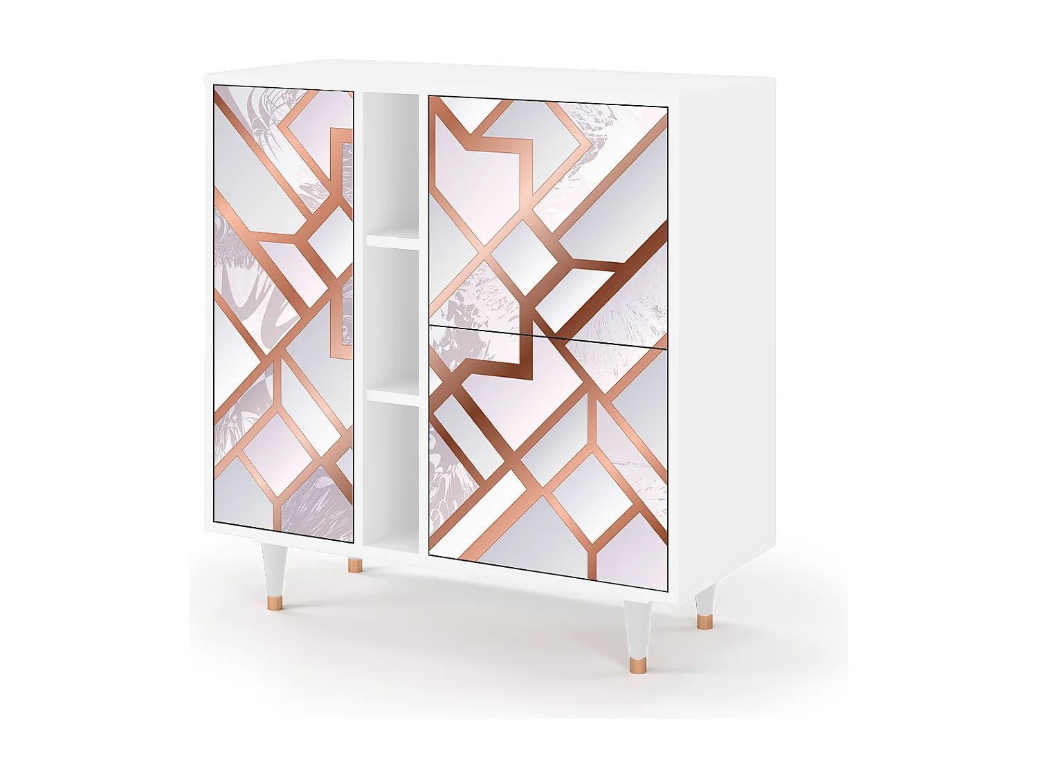 Kredens - 94х96х41 cm - BS5 - Pastel Fairytale, Biały