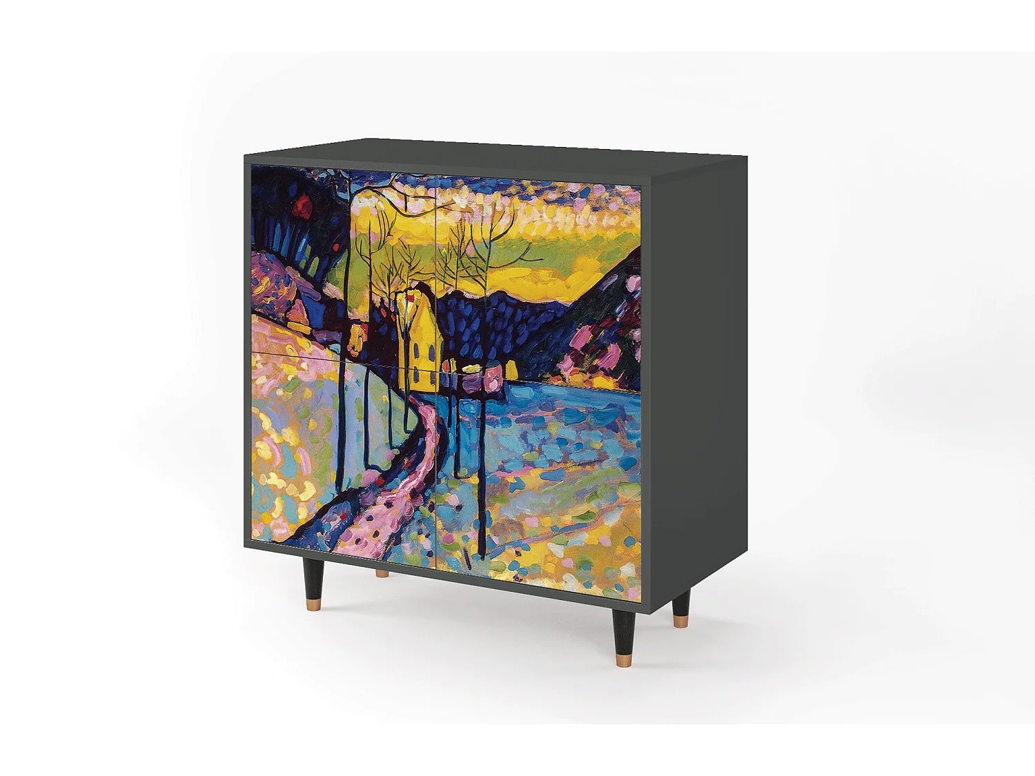 Buffet - 94x96x48 cm - BS3 - Winter Landscape, Anthracite